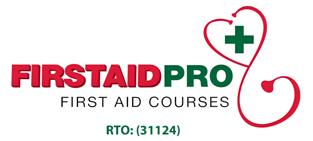 Logo for FirstAidPro providing first aid courses RTO 40407