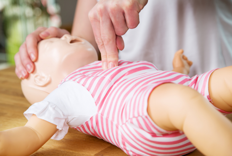 Infant CPR Chest Compressions