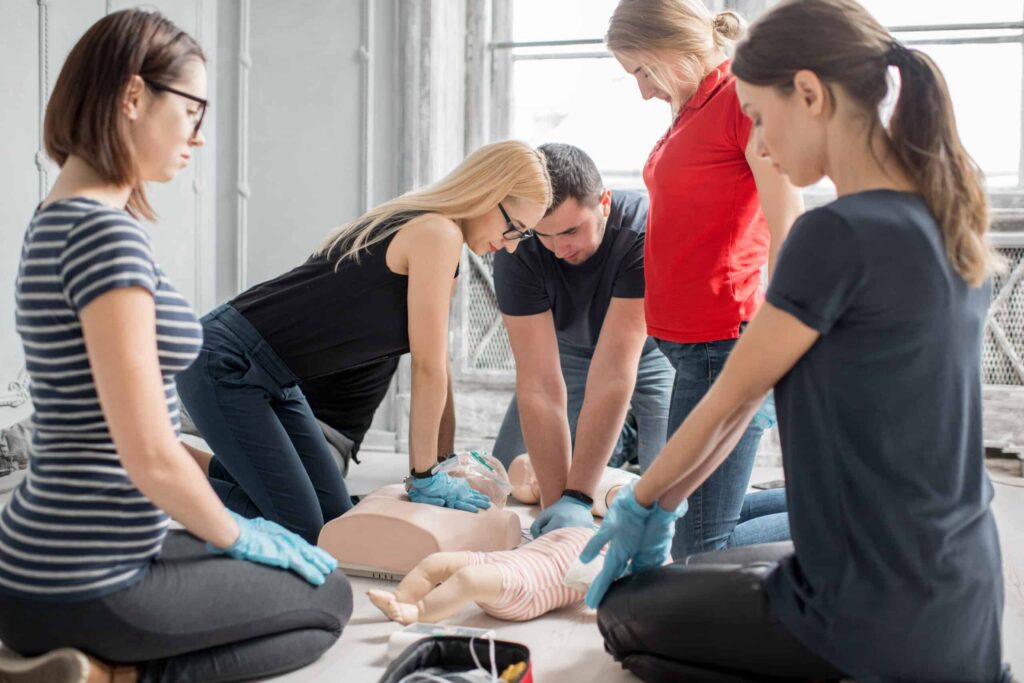 First aid and CPR training