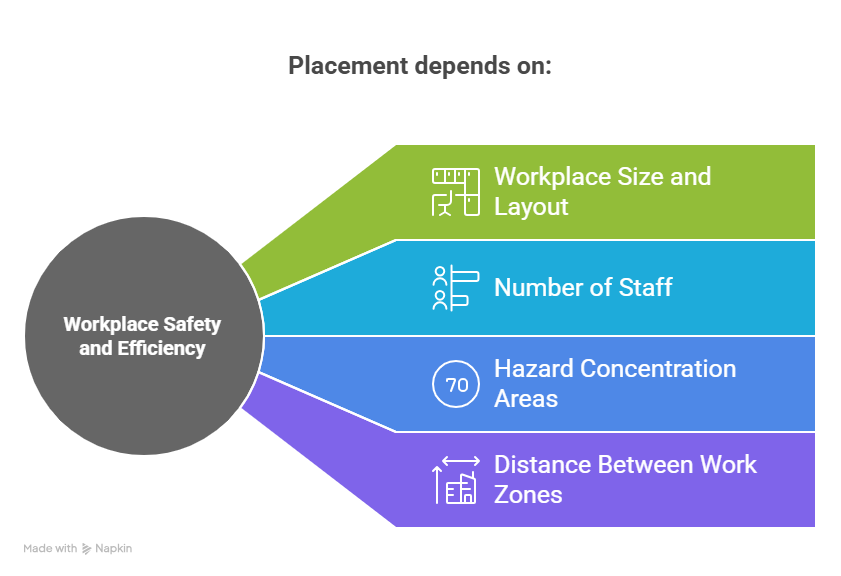 first aid room placement considerations