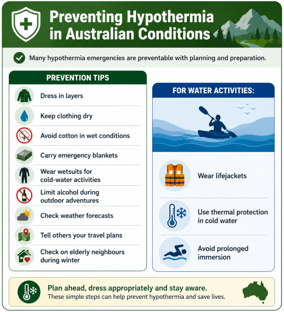 Preventing hypothermia