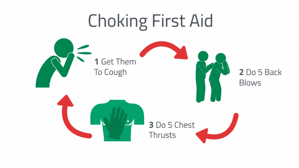 Choking first aid